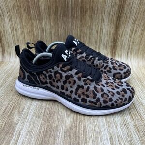 APL Techloom Phantom Women's Size 8 Leopard Calf Hair Sneakers Running Shoes‎